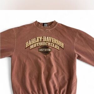 Harley-Davidson Men's Tan Crewneck Sweater